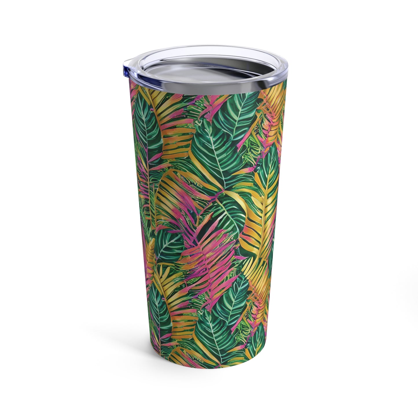 Hawaiian Tropical Leaves Tumbler