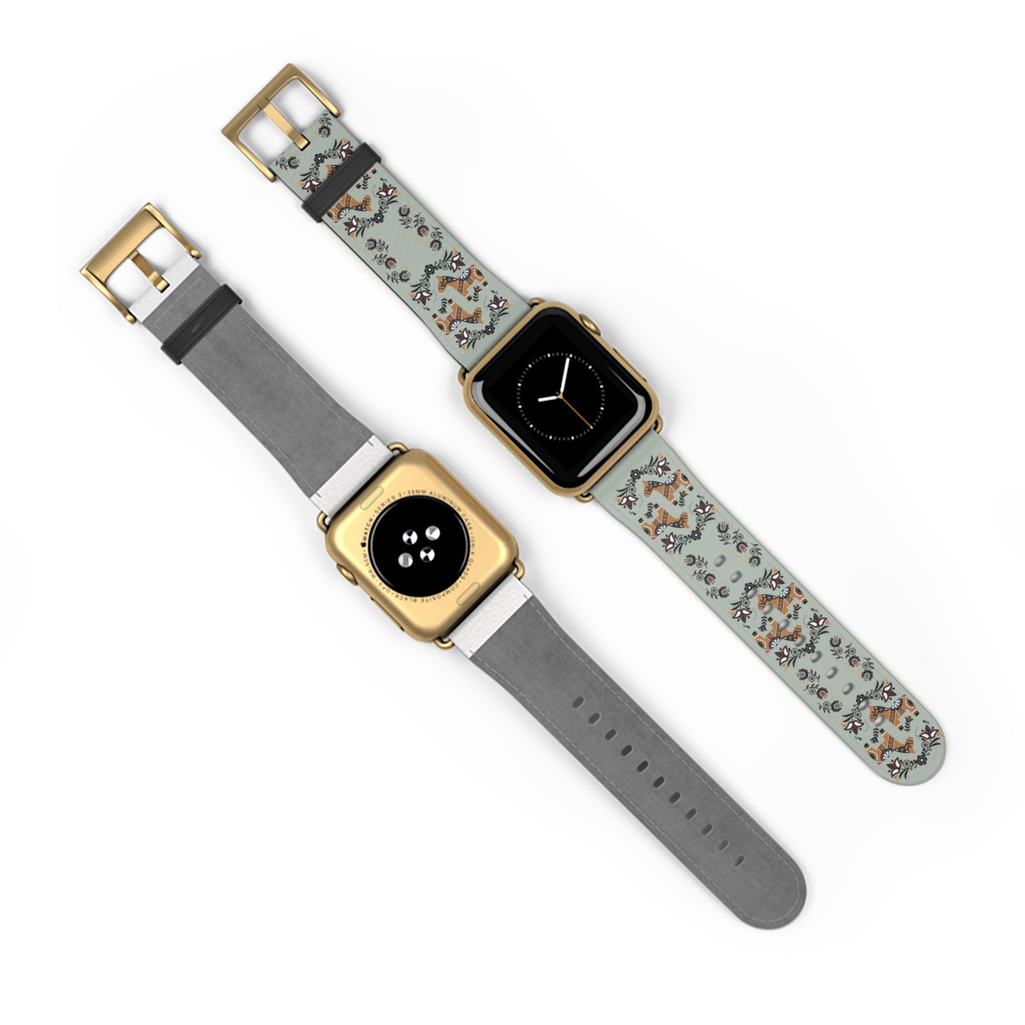 Swedish Dala Horse Apple Watch Band