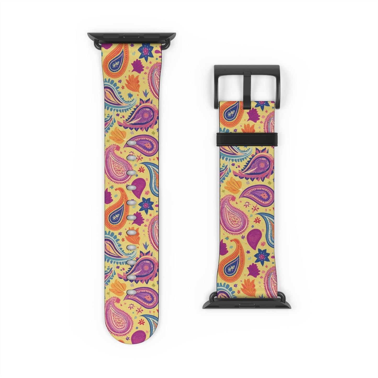 Indian Whimsical Paisley Watch Band - The Global Wanderer