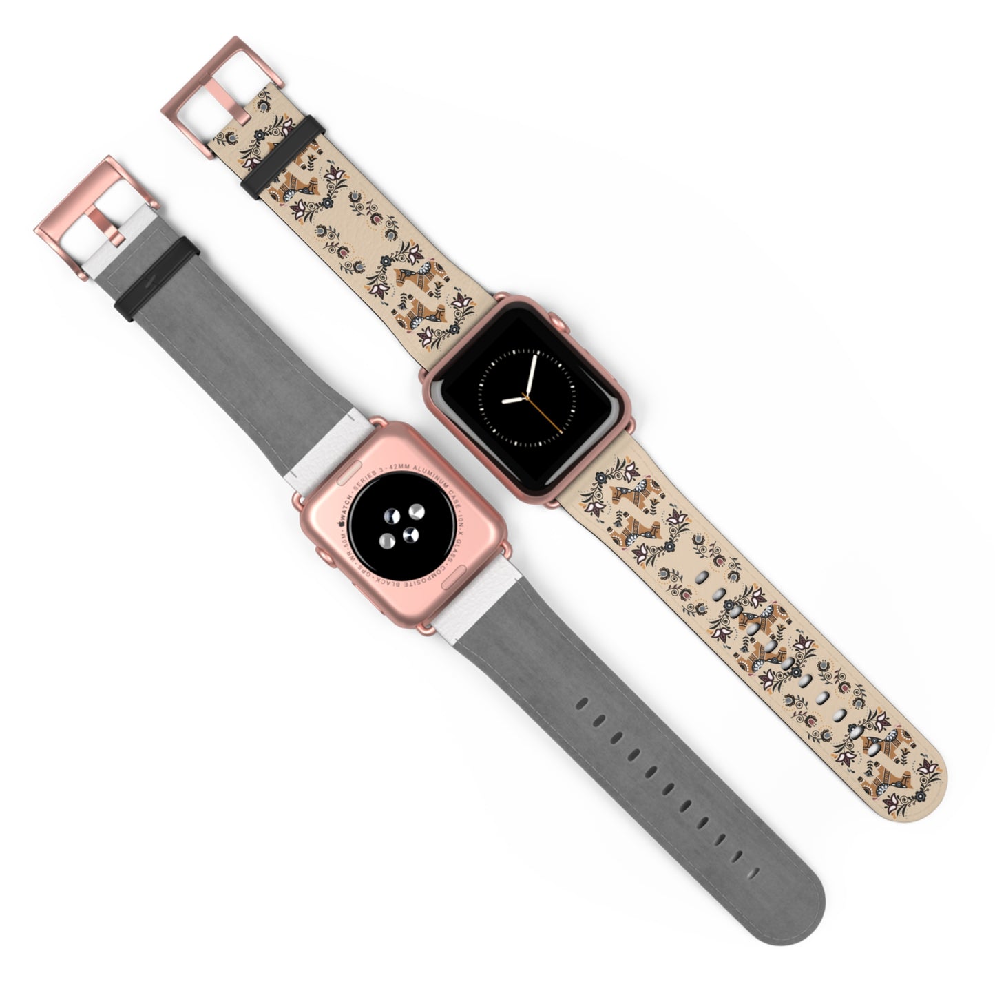 Swedish Dala Horse Apple Watch Band