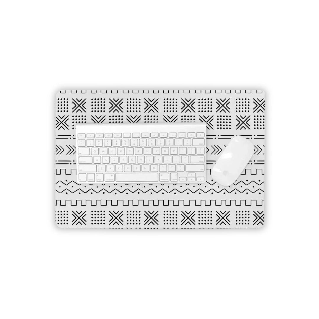 African Mud Cloth Desk Mat - The Global Wanderer
