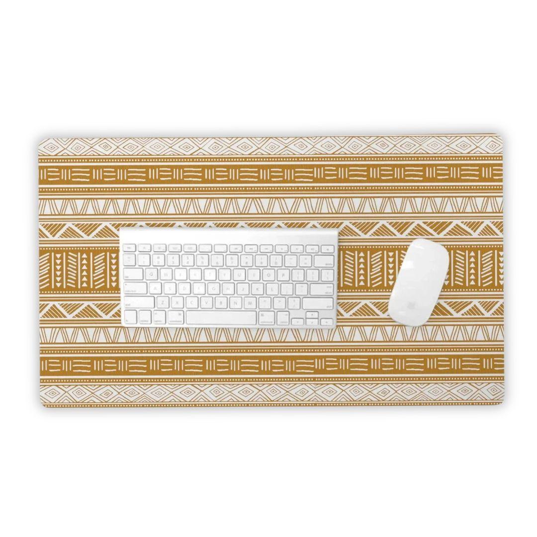 African Tribal Print Desk Mat - The Global Wanderer