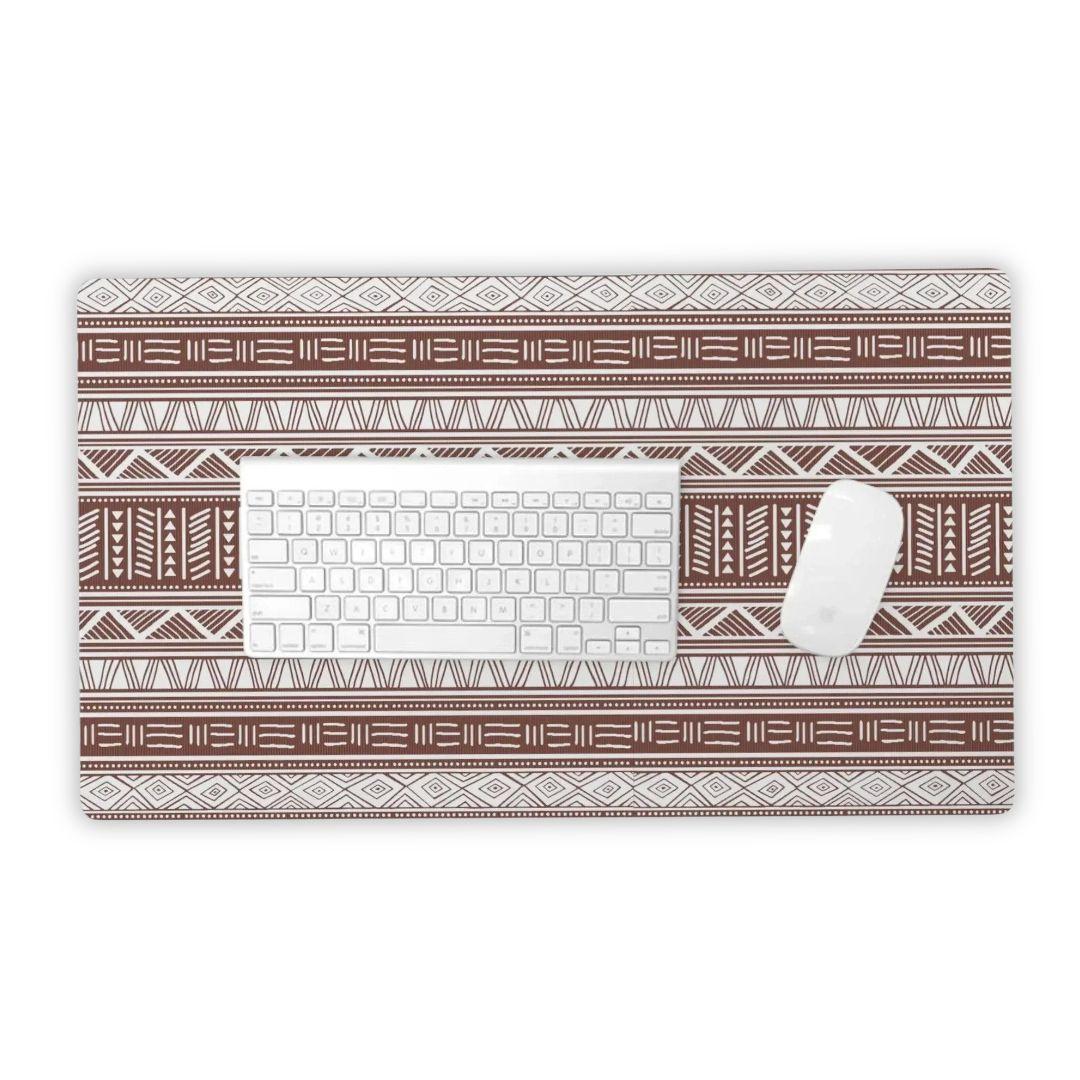 African Tribal Print Desk Mat - The Global Wanderer