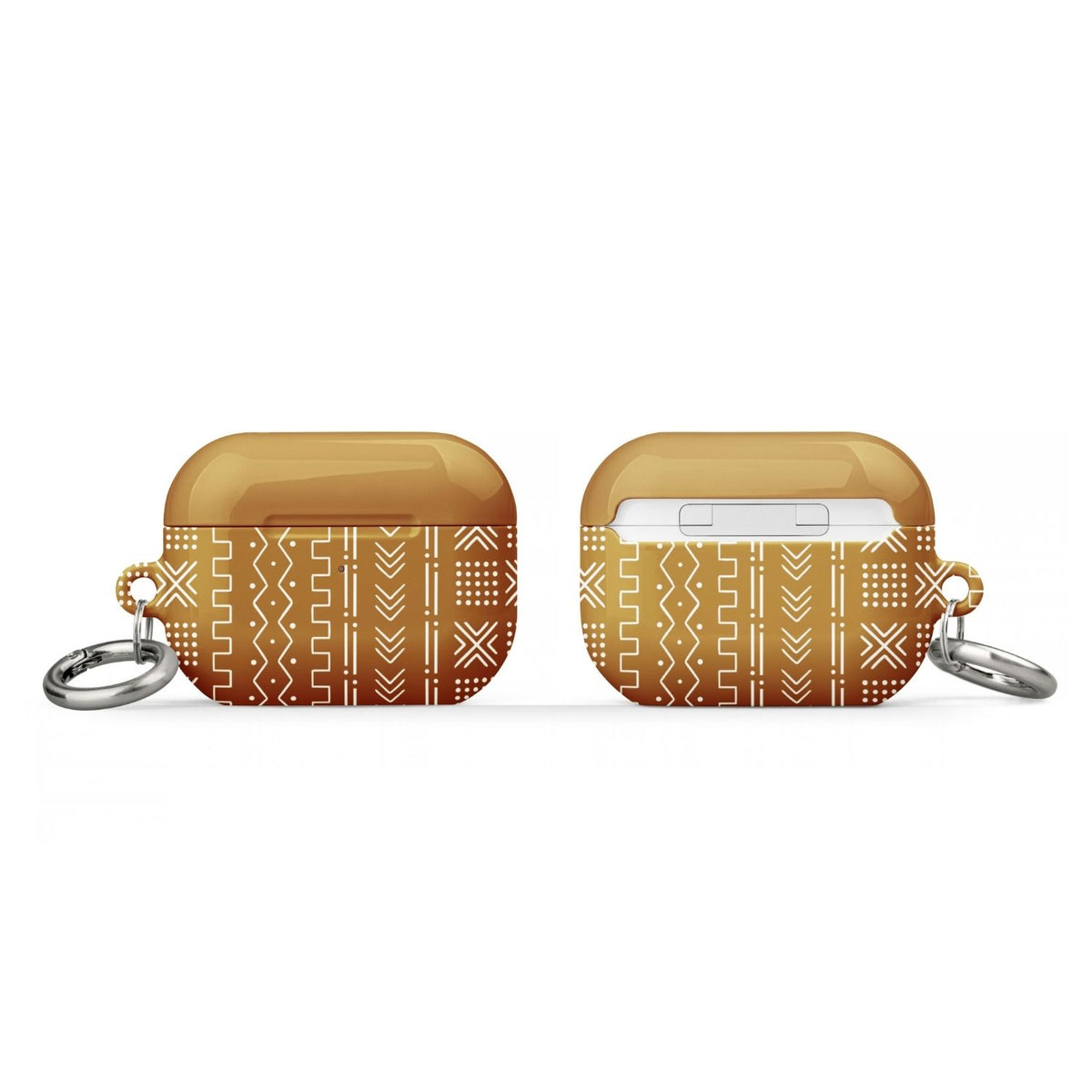 Savanna Ochre Mud Cloth AirPods Pro 2 Case - The Global Wanderer