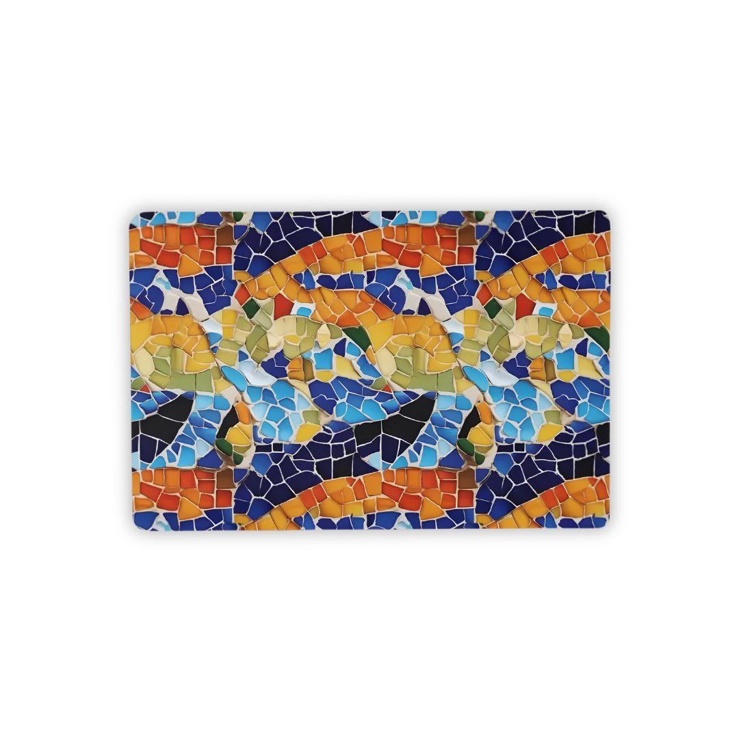 Barcelona Colors Mosaic Desk Mat - The Global Wanderer