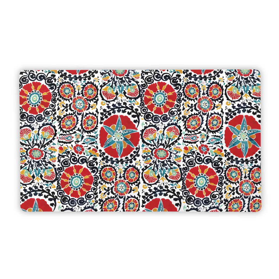 Bukhara Suzani Desk Mat - The Global Wanderer