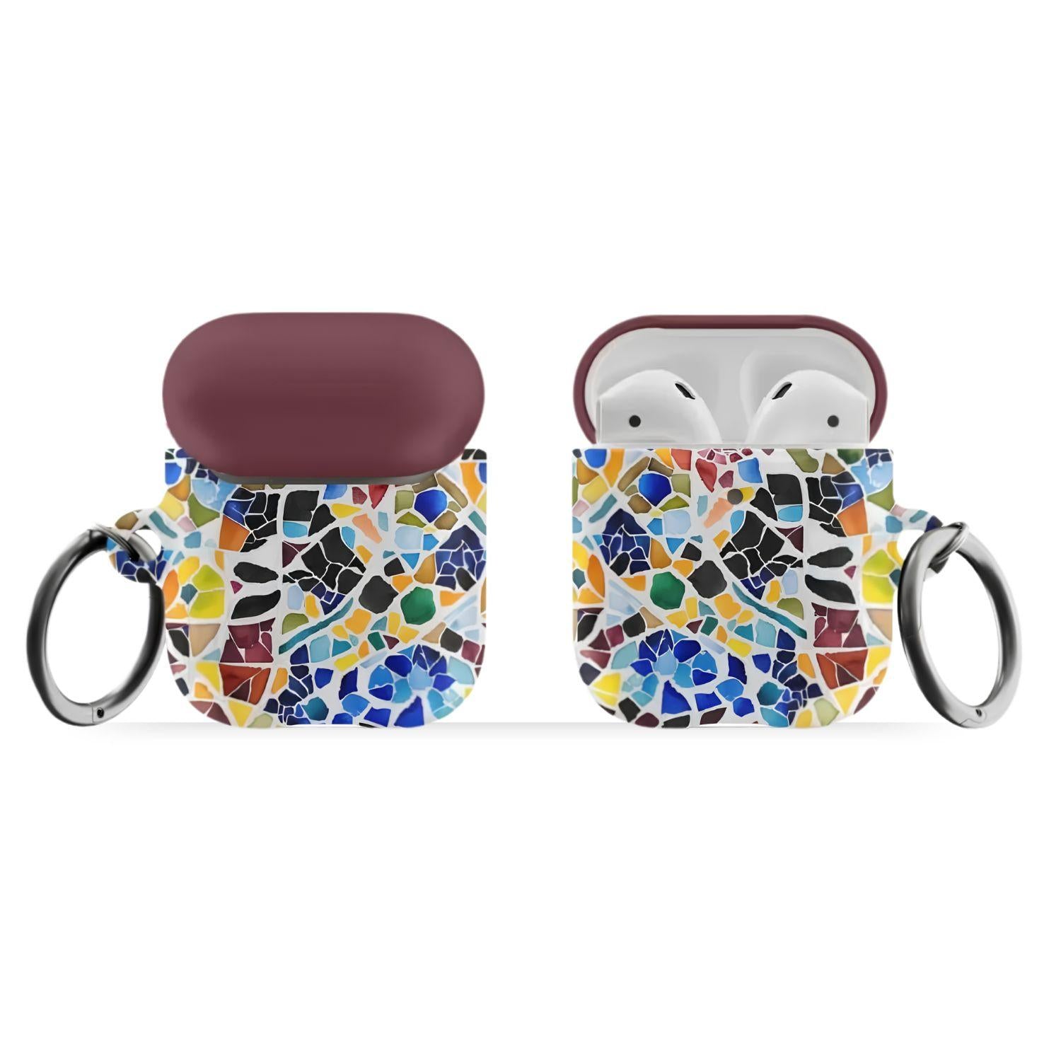 Cadaqués Bohemian Mosaic AirPods Case - The Global Wanderer