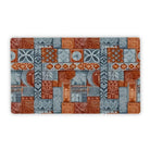 Coral Path Tapa Cloth Desk Mat - The Global Wanderer