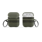 Dark Green African Blanket AirPods Case - The Global Wanderer