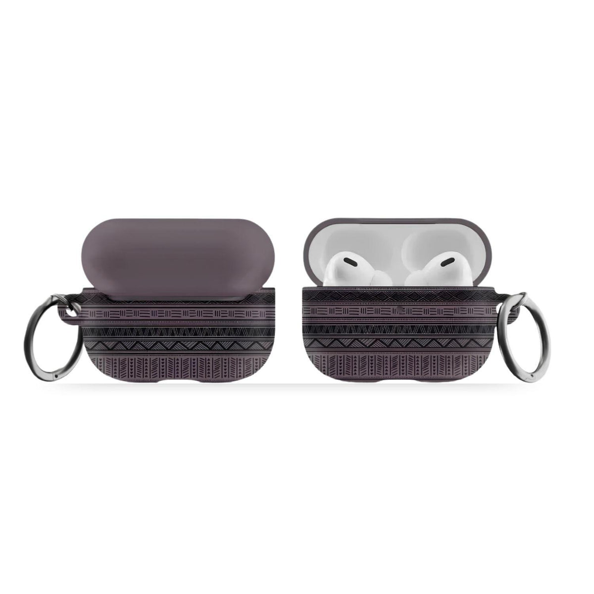 Dark Purple African Blanket AirPods Case - The Global Wanderer