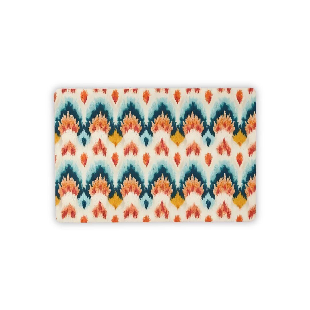 Denpasar Sunrise Ikat Desk Mat - The Global Wanderer