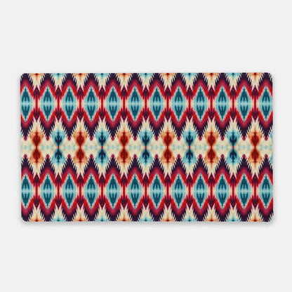 Indonesian Ikat Print Desk Mat - The Global Wanderer