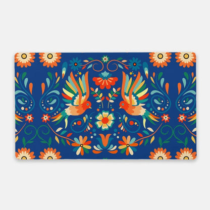 Mexican Otomi Print Desk Mat - The Global Wanderer