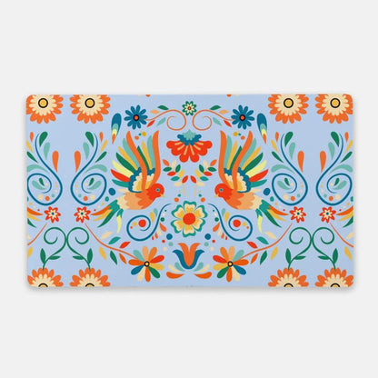 Mexican Otomi Print Desk Mat - The Global Wanderer