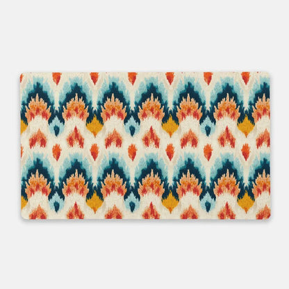 Indonesian Ikat Print Desk Mat - The Global Wanderer