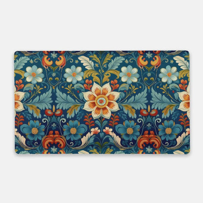 Norwegian Rosemaling Desk Mat