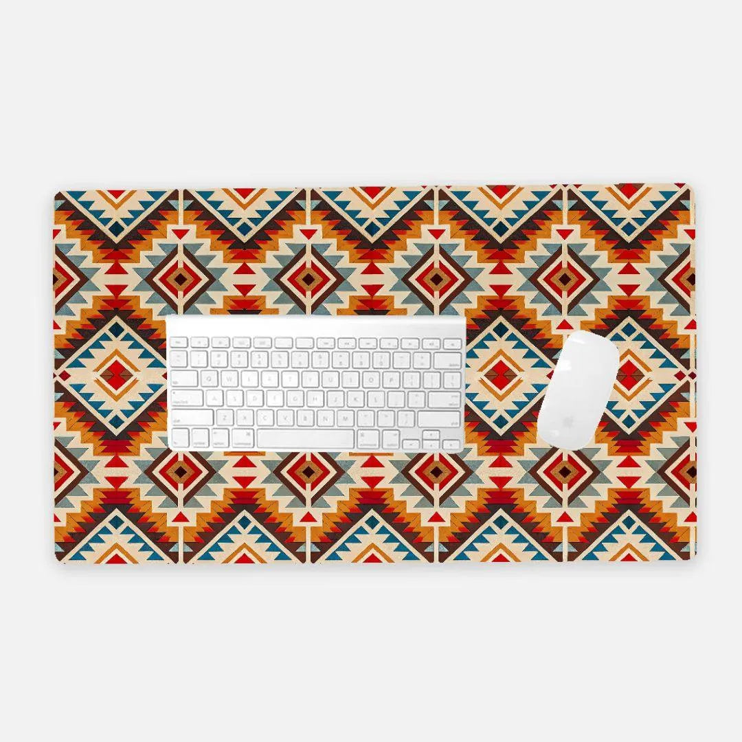 Native American Sunset Desk Mat - The Global Wanderer