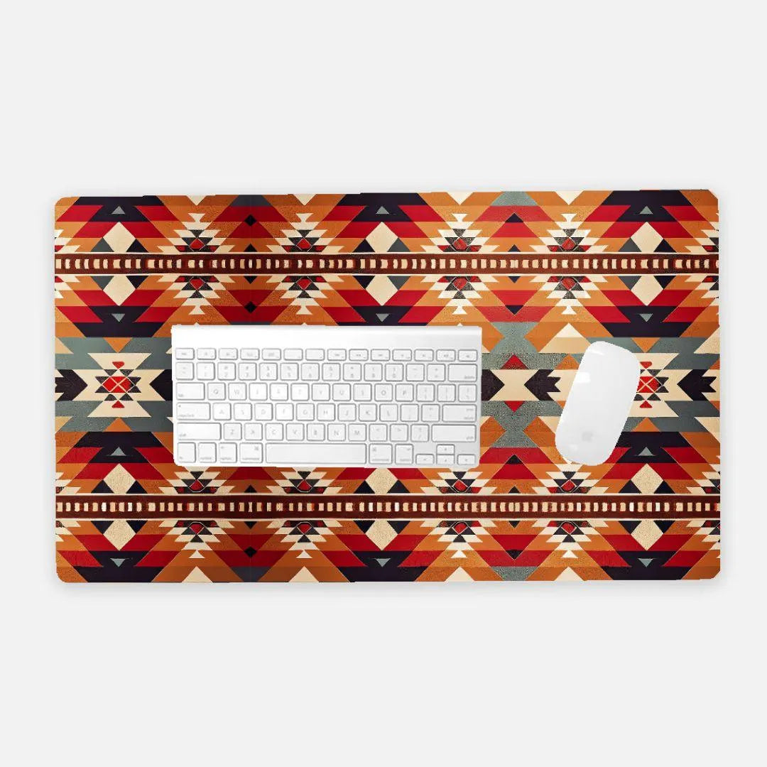 Native American Sunset Desk Mat - The Global Wanderer