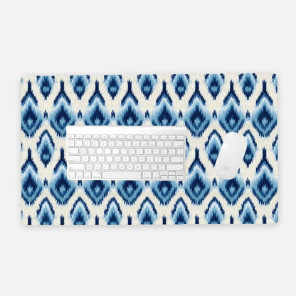 Indonesian Ikat Print Desk Mat - The Global Wanderer