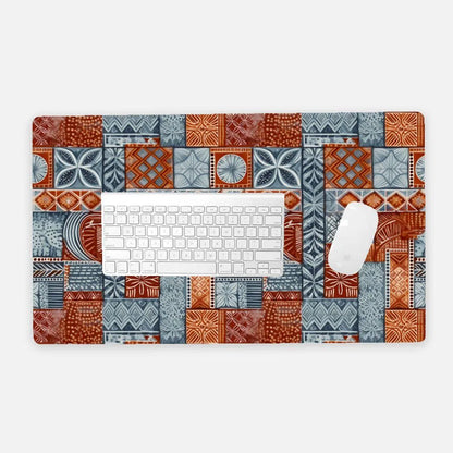 Pacific Islands Tapa Cloth Desk Mat - The Global Wanderer