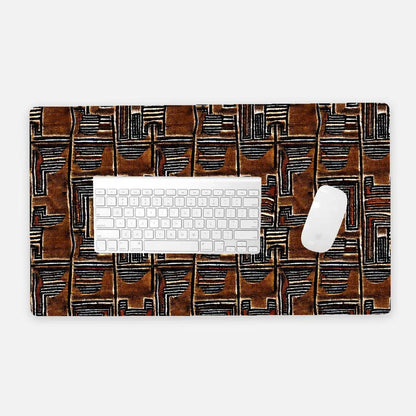 Malian Mud Cloth Print Desk Mat - The Global Wanderer