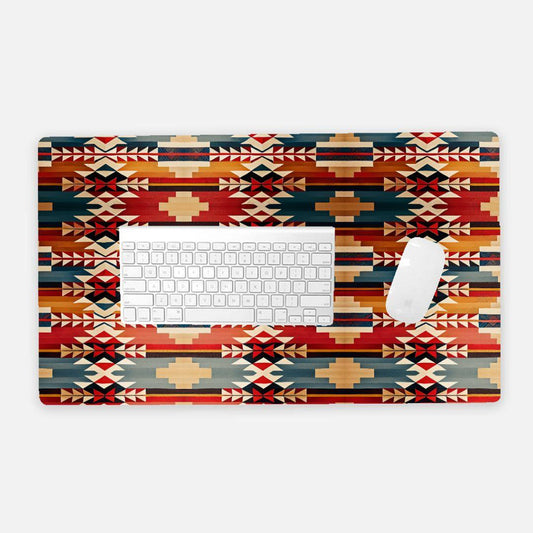 Native American Sunset Desk Mat - The Global Wanderer