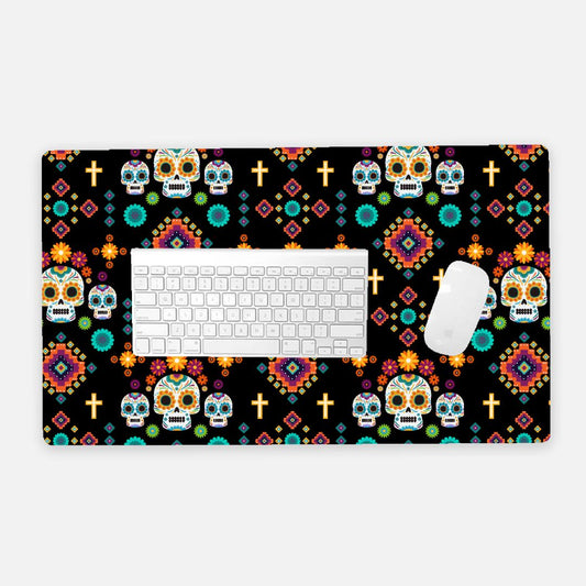 Mexican Day of the Dead Desk Mat - The Global Wanderer