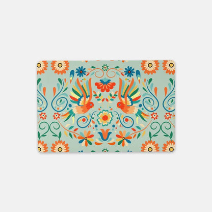 Mexican Otomi Print Desk Mat - The Global Wanderer