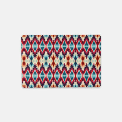 Indonesian Ikat Print Desk Mat - The Global Wanderer