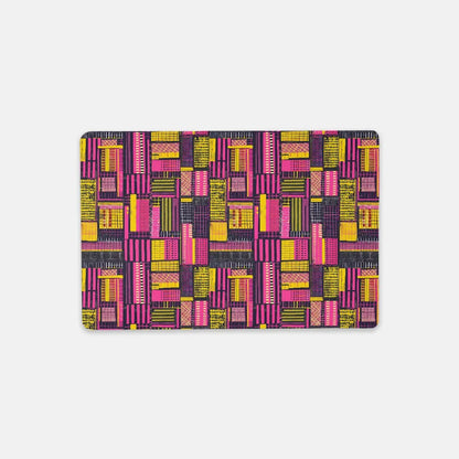 Ghanaian Kente Cloth Print Desk Mat - The Global Wanderer