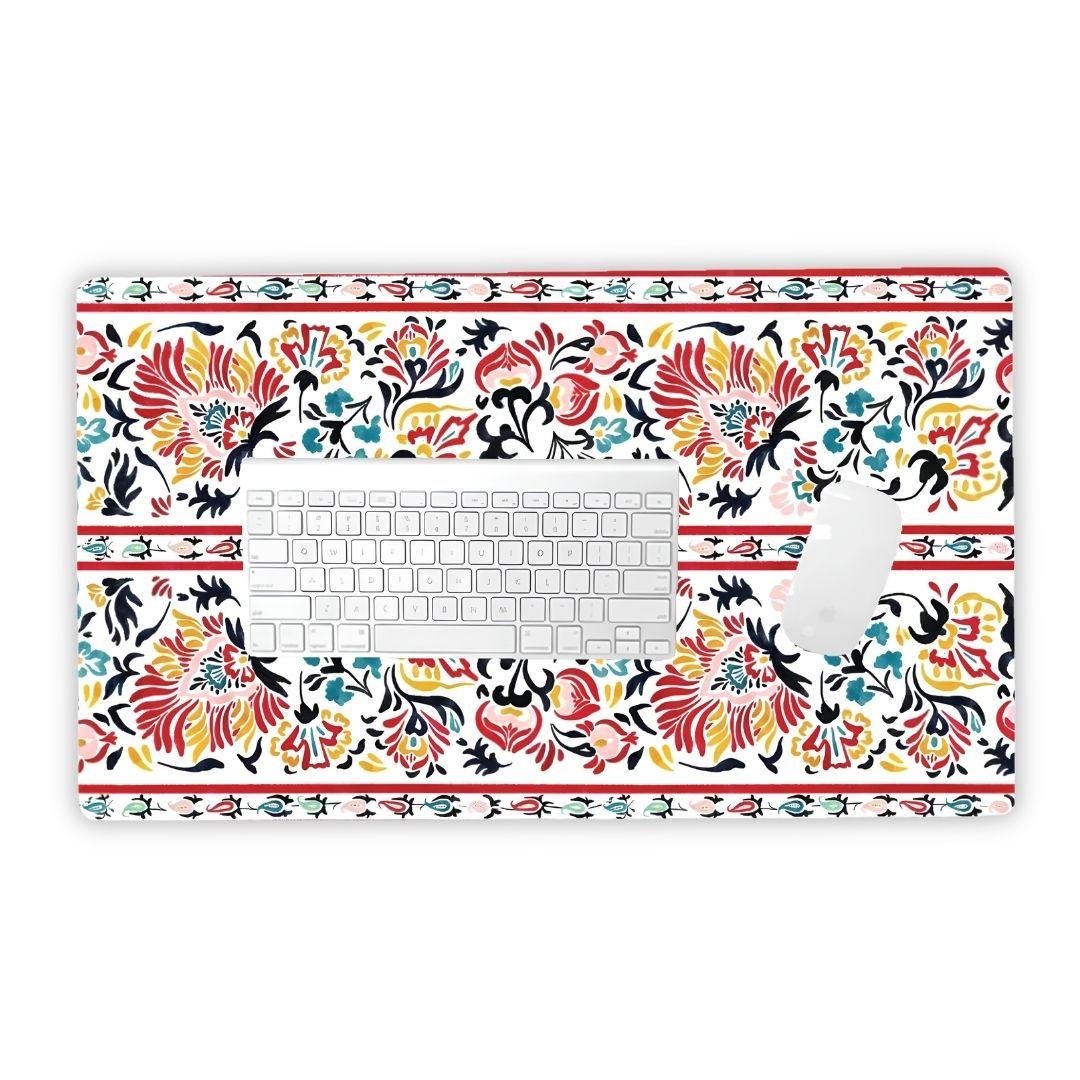 Khiva Suzani Desk Mat - The Global Wanderer