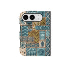 Lagoon Current Tapa Cloth iPhone Duo Case - The Global Wanderer
