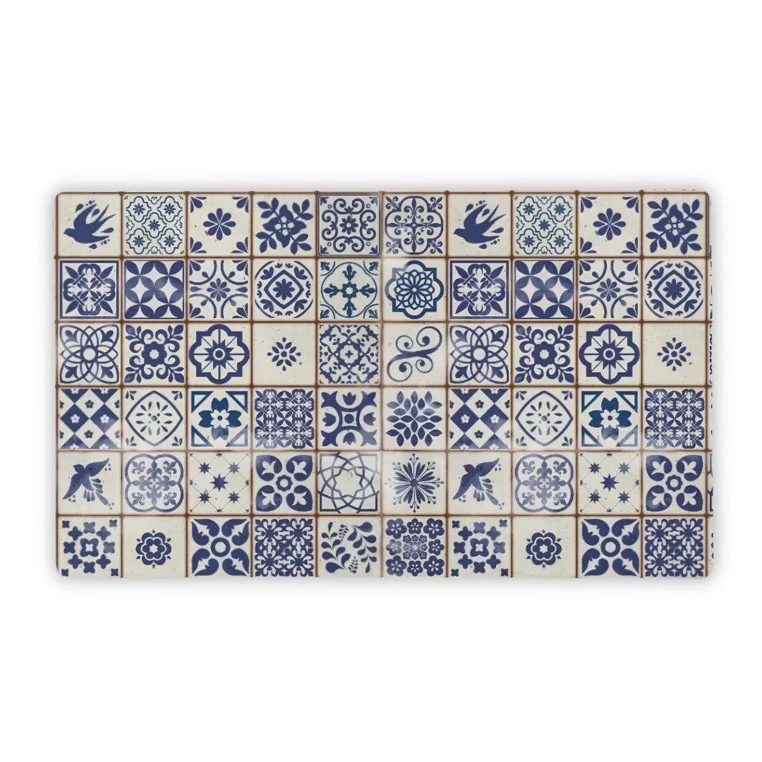 Lisboa Branco Tile Desk Mat - The Global Wanderer