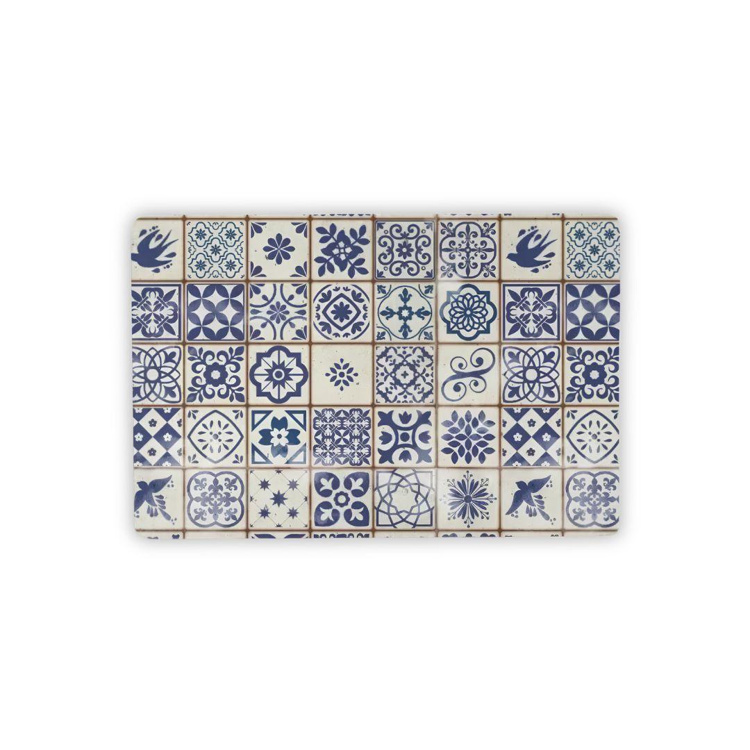 Lisboa Branco Tile Desk Mat - The Global Wanderer