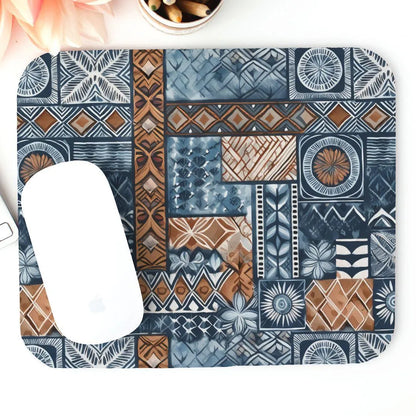 Pacific Islands Tapa Cloth Mouse Pad - The Global Wanderer