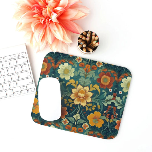 Norwegian Rosemaling Mouse Pad