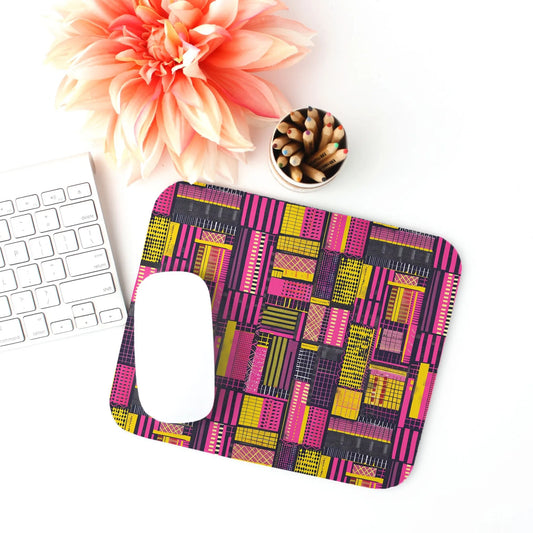 Ghanaian Kente Cloth Mouse Pad - The Global Wanderer