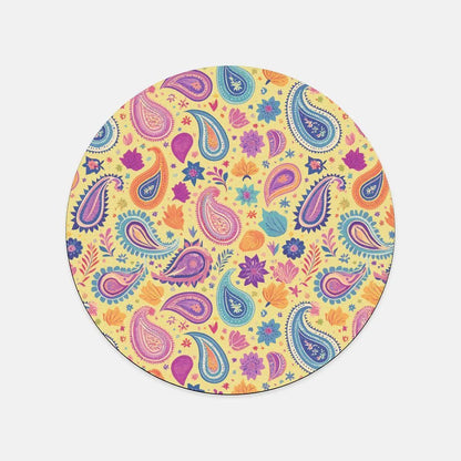 Indian Whimsical Paisley Mouse Pad - The Global Wanderer