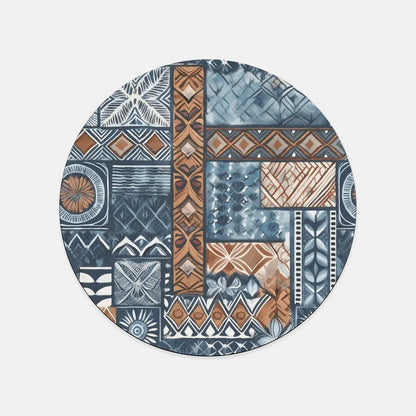 Pacific Islands Tapa Cloth Mouse Pad - The Global Wanderer