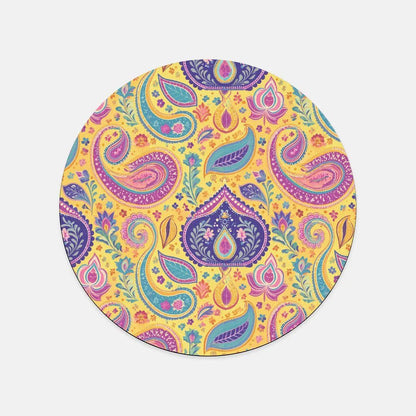 Indian Whimsical Paisley Mouse Pad - The Global Wanderer