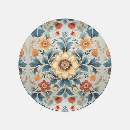 Norwegian Rosemaling Mouse Pad