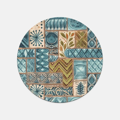 Pacific Islands Tapa Cloth Mouse Pad - The Global Wanderer