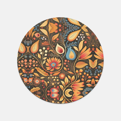 Bavarian Fall Folk Art Mouse Pad - The Global Wanderer