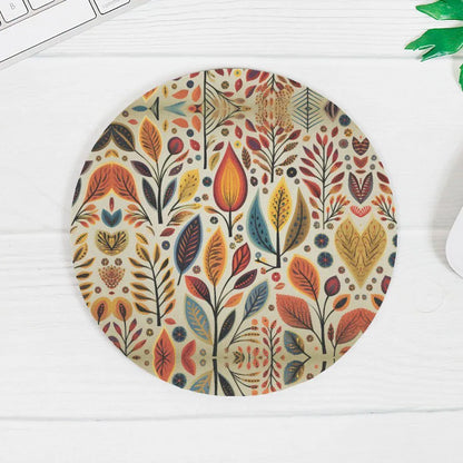 Bavarian Fall Folk Art Mouse Pad - The Global Wanderer