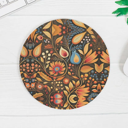 Bavarian Fall Folk Art Mouse Pad - The Global Wanderer