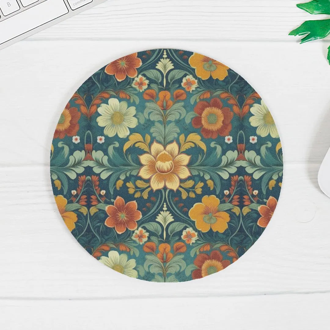 Norwegian Rosemaling Mouse Pad