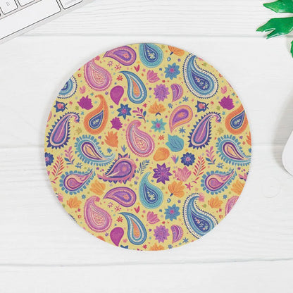 Indian Whimsical Paisley Mouse Pad - The Global Wanderer