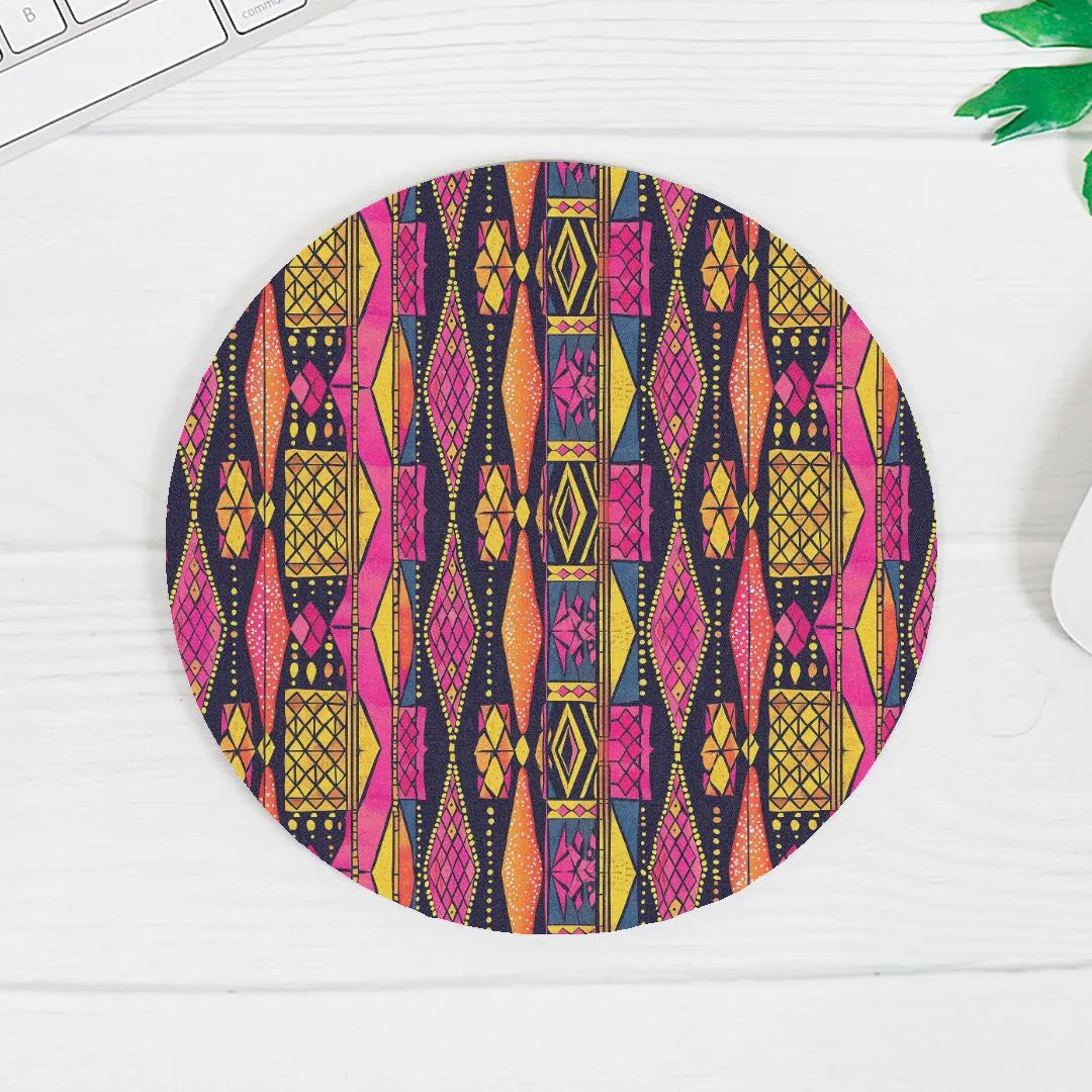 Ghanaian Kente Cloth Mouse Pad - The Global Wanderer