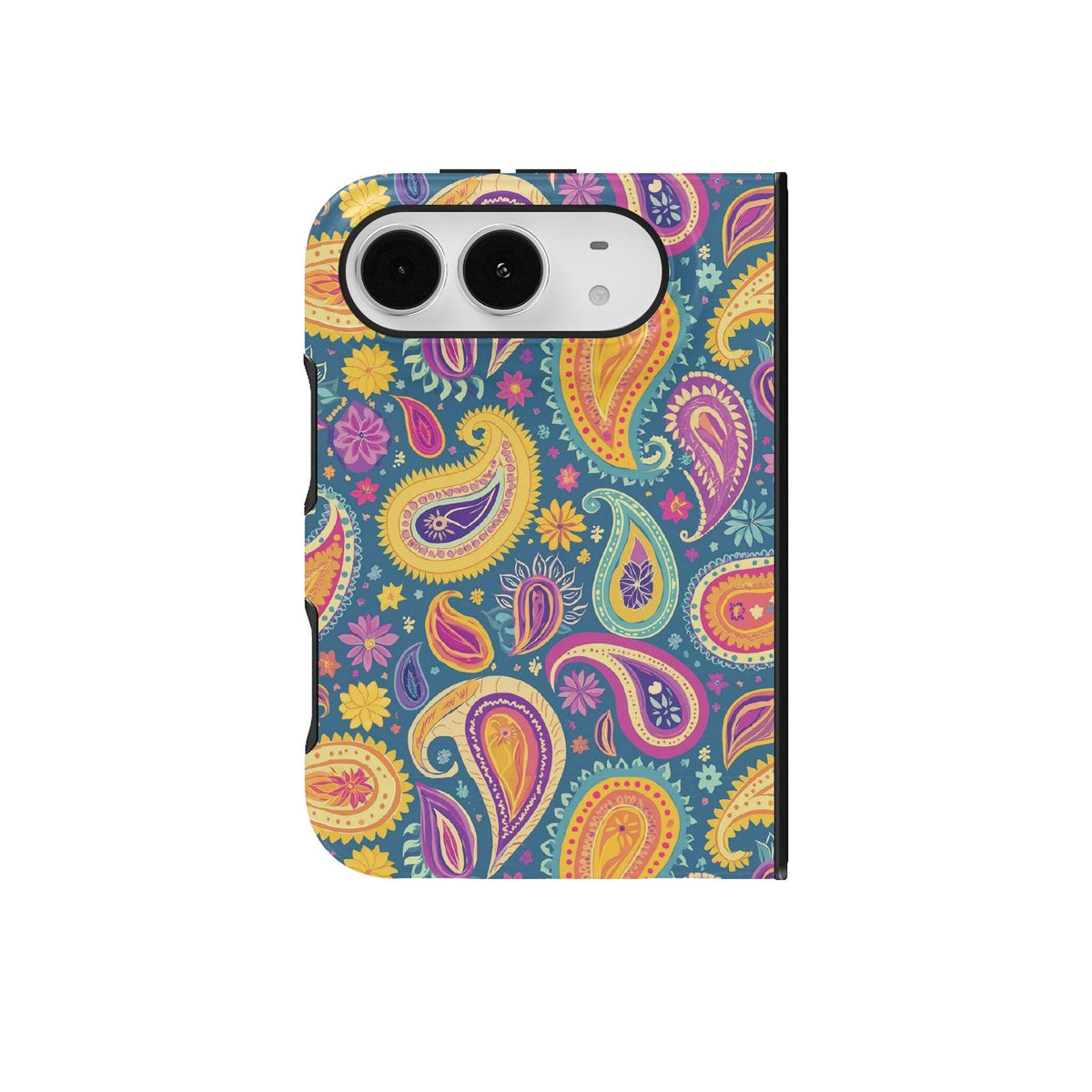 Mumbai Teal Paisley iPhone Duo Case - The Global Wanderer