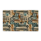 Palm Shadow Tapa Cloth Desk Mat - The Global Wanderer